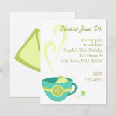 Hot Tea Kaart (Voorkant / Achterkant)