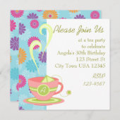 Hot Tea Kaart (Voorkant / Achterkant)