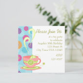 Hot Tea Kaart (Staand voorkant)