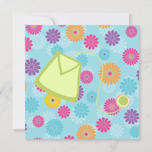 Hot Tea Kaart (Achterkant)