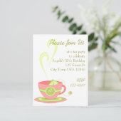 Hot Tea Kaart (Staand voorkant)
