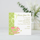 Hot Tea Kaart (Staand voorkant)