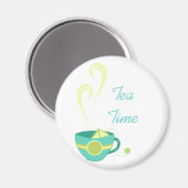 Hot Tea Magneet (Voorkant / Achterkant)