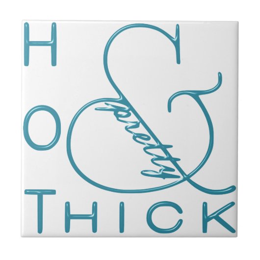 Hot-thick en  tegeltje (Voorkant)