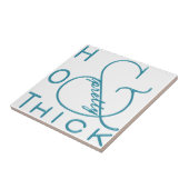 Hot-thick en  tegeltje (Zijkant)