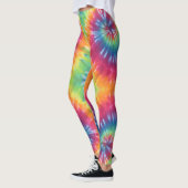 Hot Tie Dye Rainbow Swirl Leggings (Links)