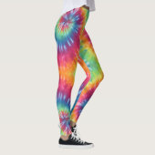 Hot Tie Dye Rainbow Swirl Leggings (Rechts)