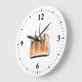 Hot Toast wandklok (Hoek)