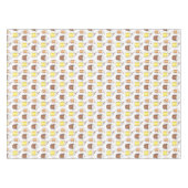 Hot Toddy Cocoa Eggnog Winter Holiday Kerstmis Tafelkleed (Voorkant (Horizontaal))