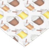 Hot Toddy Cocoa Eggnog Winter Holiday Kerstmis Tafelkleed (Gekanteld)