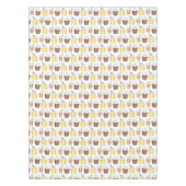 Hot Toddy Cocoa Eggnog Winter Holiday Kerstmis Tafelkleed (Voorkant)