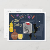 Hot Toddy Winter Cocktail Briefkaart (Voorkant / Achterkant)