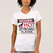 Hot-toetsenbordspeler T-shirt (Voorkant)