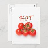 Hot Tomato Briefkaart (Voorkant / Achterkant)