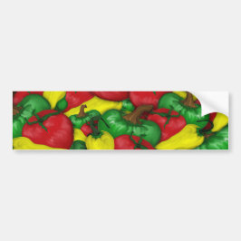 Hot Tomato Peppers Bumpersticker