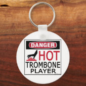 Hot Trombone-speler Sleutelhanger (Voorkant)