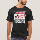 Hot Trombone-speler T-shirt (Voorkant)