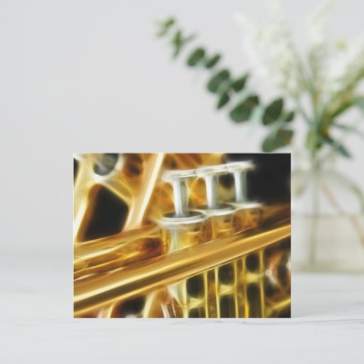 Hot-trompet-Briefkaart Briefkaart (Staand voorkant)