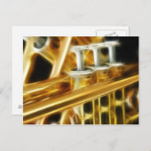 Hot-trompet-Briefkaart Briefkaart (Voorkant / Achterkant)