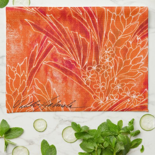 Hot Tropic Batik Kitchen Towel Theedoek (Gevouwen)