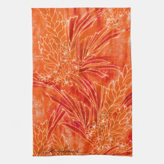 Hot Tropic Batik Kitchen Towel Theedoek (Verticaal)