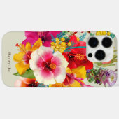 Hot Tropical Blooms Case-Mate iPhone Case (Achterkant (horizontaal))