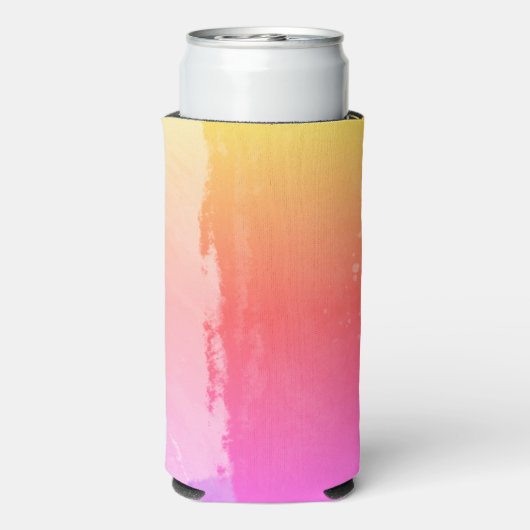 Hot Tropical Flamingo Seltzer Blikjeskoeler (Seltzer Achterkant)