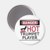 Hot Trumpet-speler Magneet (Voorkant / Achterkant)