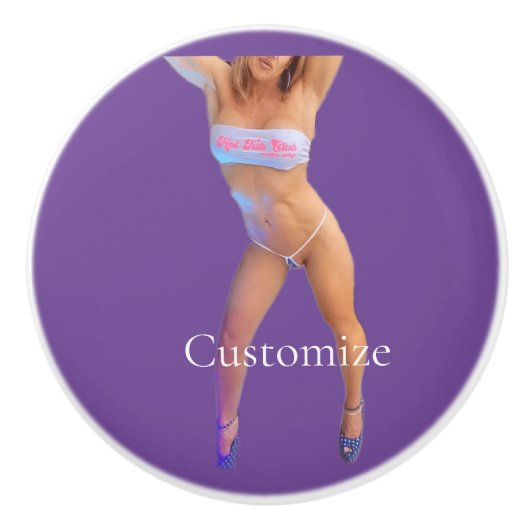 Hot Tub Club Thunder_Cove Keramische Knop (Voorkant)