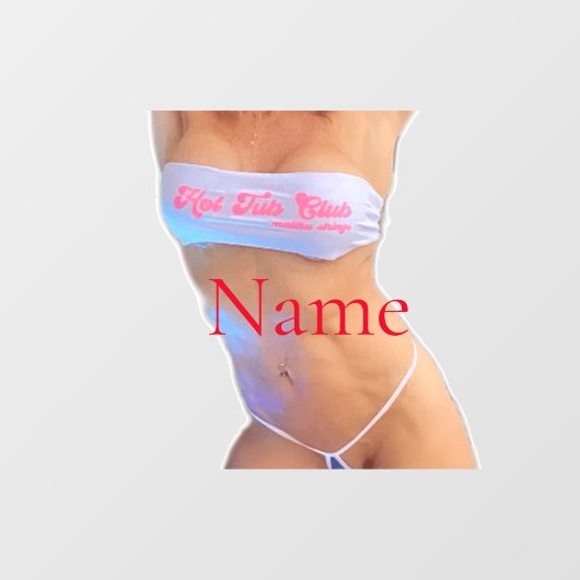 Hot Tub Club Thunder_Cove Raamsticker (Vel)