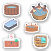 Hot Tub Stickers (Voorkant)