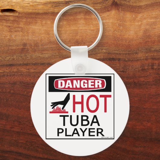 Hot Tuba Player Sleutelhanger (Voorkant)