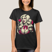 Hot Vampire Gothic Girl T-shirt (Voorkant)