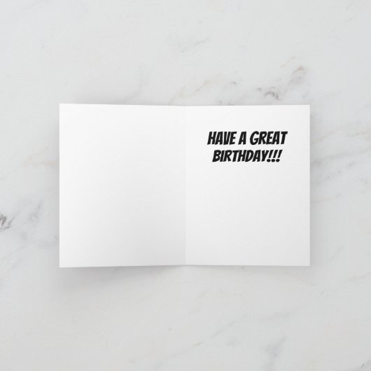 Hot Verjaardag meisje kaart (Binnen)