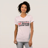 Hot-verpleegster T-shirt (Voorkant volledig)
