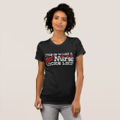Hot-verpleegster T-shirt (Voorkant volledig)