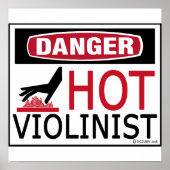Hot Violinist Poster (Voorkant)