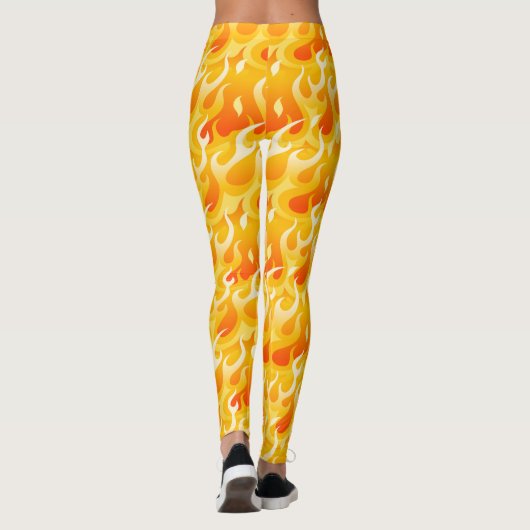 Hot-vlammen Leggings (Achterkant)