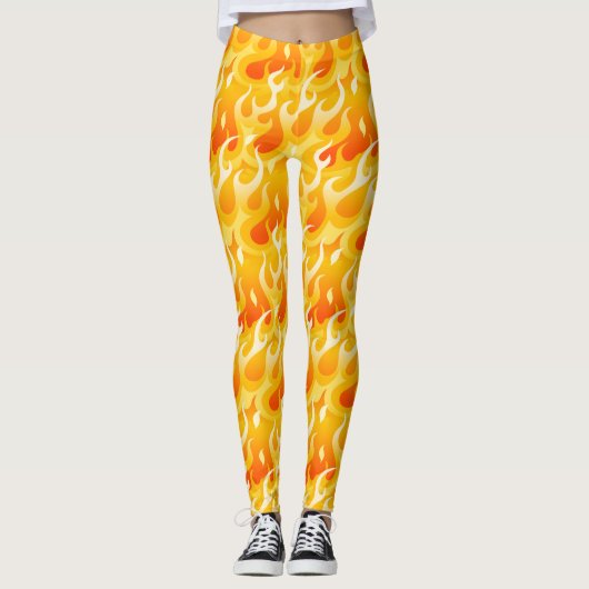 Hot-vlammen Leggings (Voorkant)