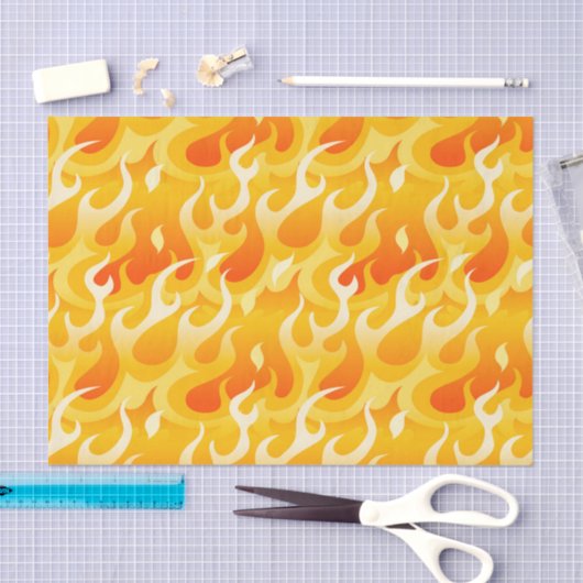 Hot-vlammen Tissuepapier (Craft)