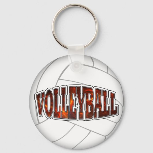 Hot Volleyball-Sleutelhanger Sleutelhanger (Voorkant)
