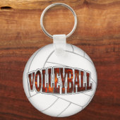 Hot Volleyball-Sleutelhanger Sleutelhanger (Voorkant)