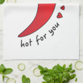 Hot voor jou theedoek (Gevouwen)