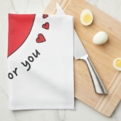 Hot voor jou theedoek (Quarter Fold)