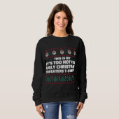 HOT VOOR UGLY CHRISTMAS SWEATER (Voorkant volledig)