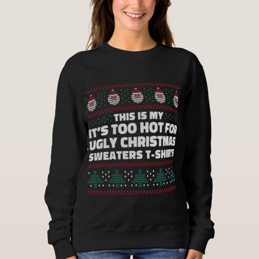 HOT VOOR UGLY CHRISTMAS SWEATER (Voorkant)