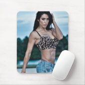 Hot Vrouw Fitness Girls Muismat (Met muis)