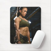 Hot Vrouw Fitness Girls Muismat (Met muis)