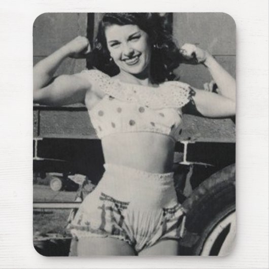 Hot Vrouw Fitness Girls Muismat (Voorkant)