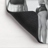 Hot Vrouw Fitness Girls Muismat (Hoek)